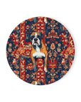 Boxer Blossom Tapestry Delight Cork Back Coaster