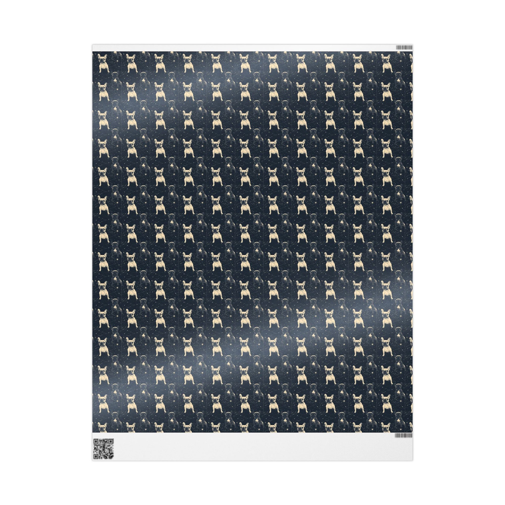 Frenchie Celestial Soar Wrapping Paper