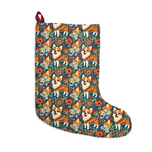 Corgi Carnival Couture Christmas Stockings