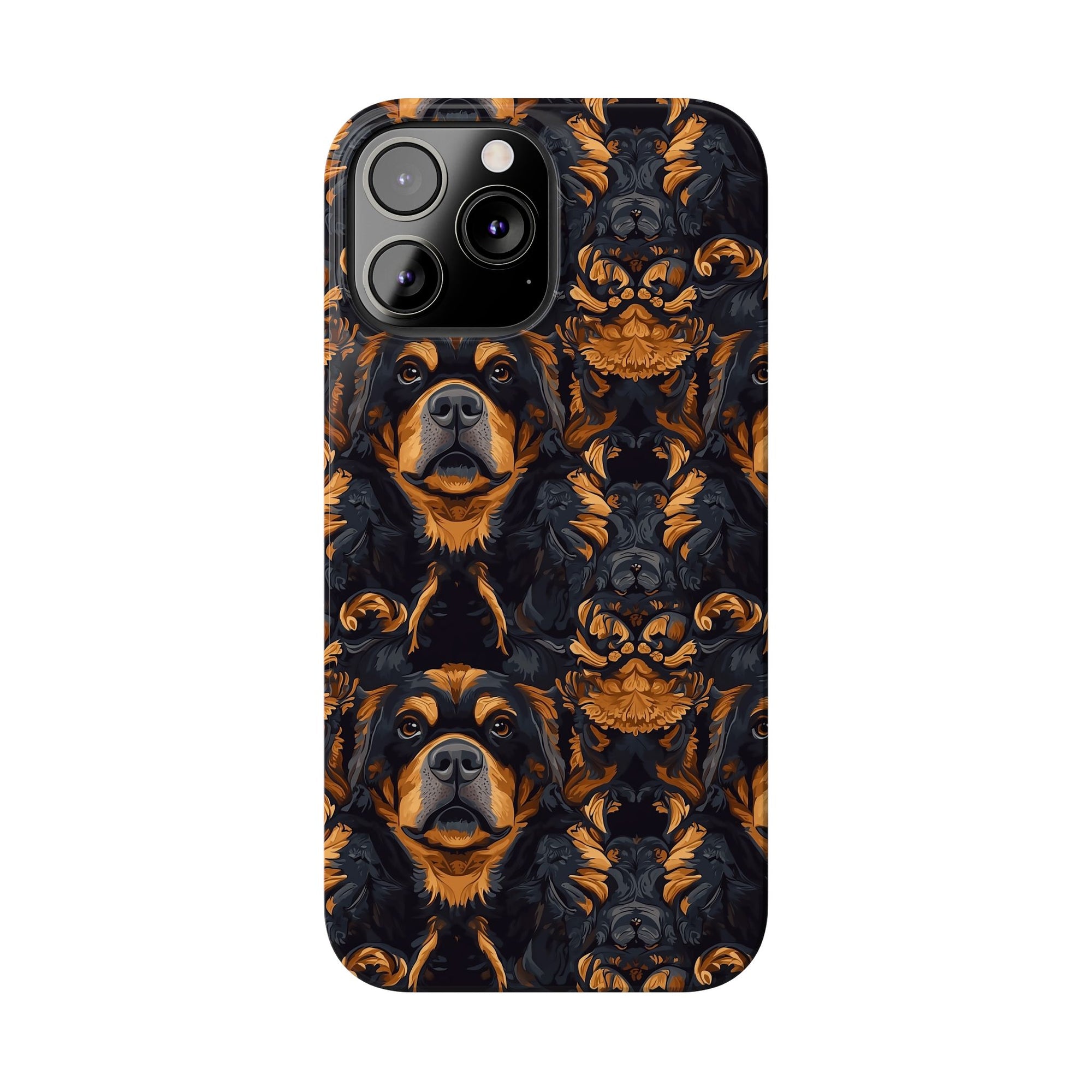 Modern Rottweiler Royalty Slim Phone Cases