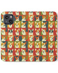 Corgi Chic Popart Pup Flip Cases