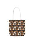 Bloomingly Bulldogistic Bouquet Canvas Tote Bag