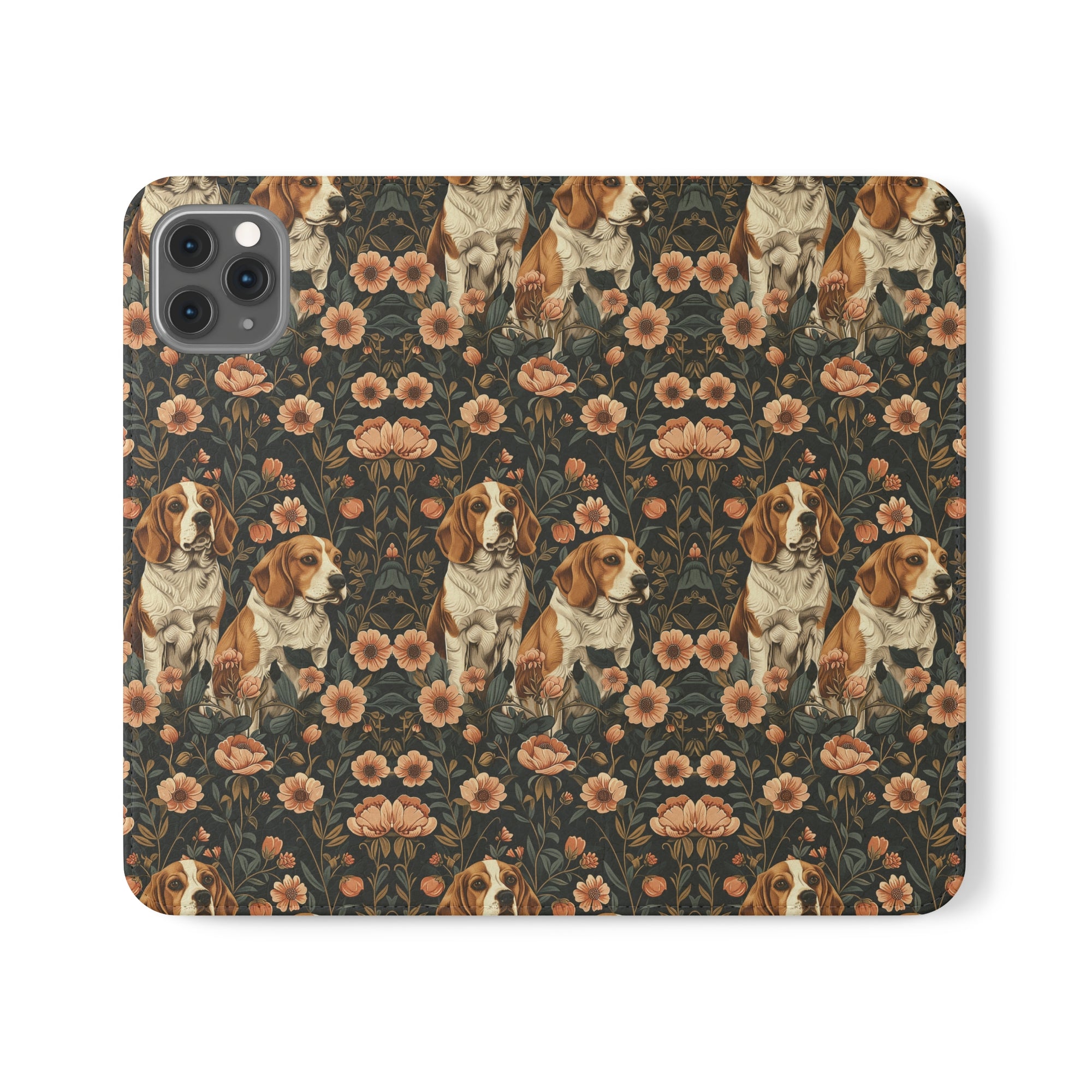 Beagle Blossom Bonanza Flip Cases