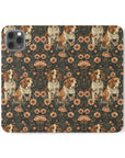 Beagle Blossom Bonanza Flip Cases