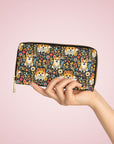 Corgi Rainbow Vine Dream Zipper Wallet