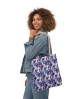 Funky Geometric Boxerista Canvas Tote Bag