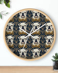 Wildwood Wanderlust Bulldog Wall Clock