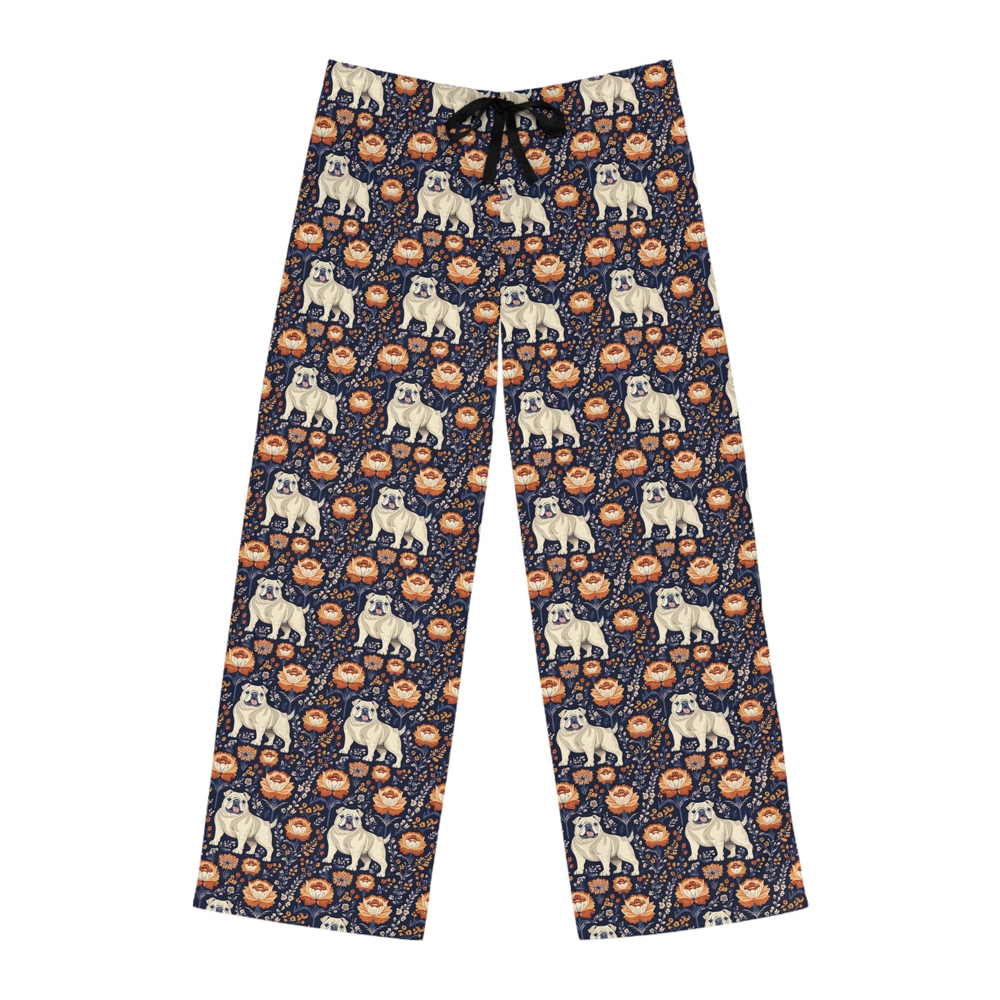 Bulldog Blossom Bonanza Men's Pajama Pants