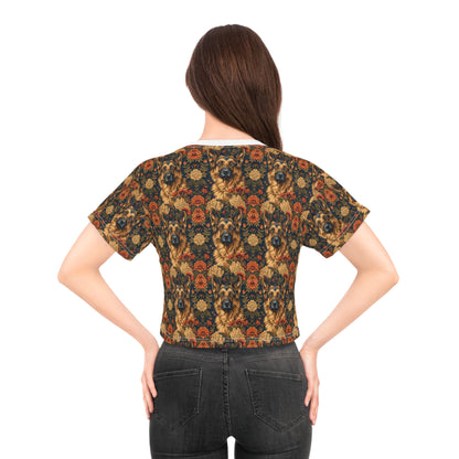 WhimsiWooly Shepherd Spritz Crop Tee