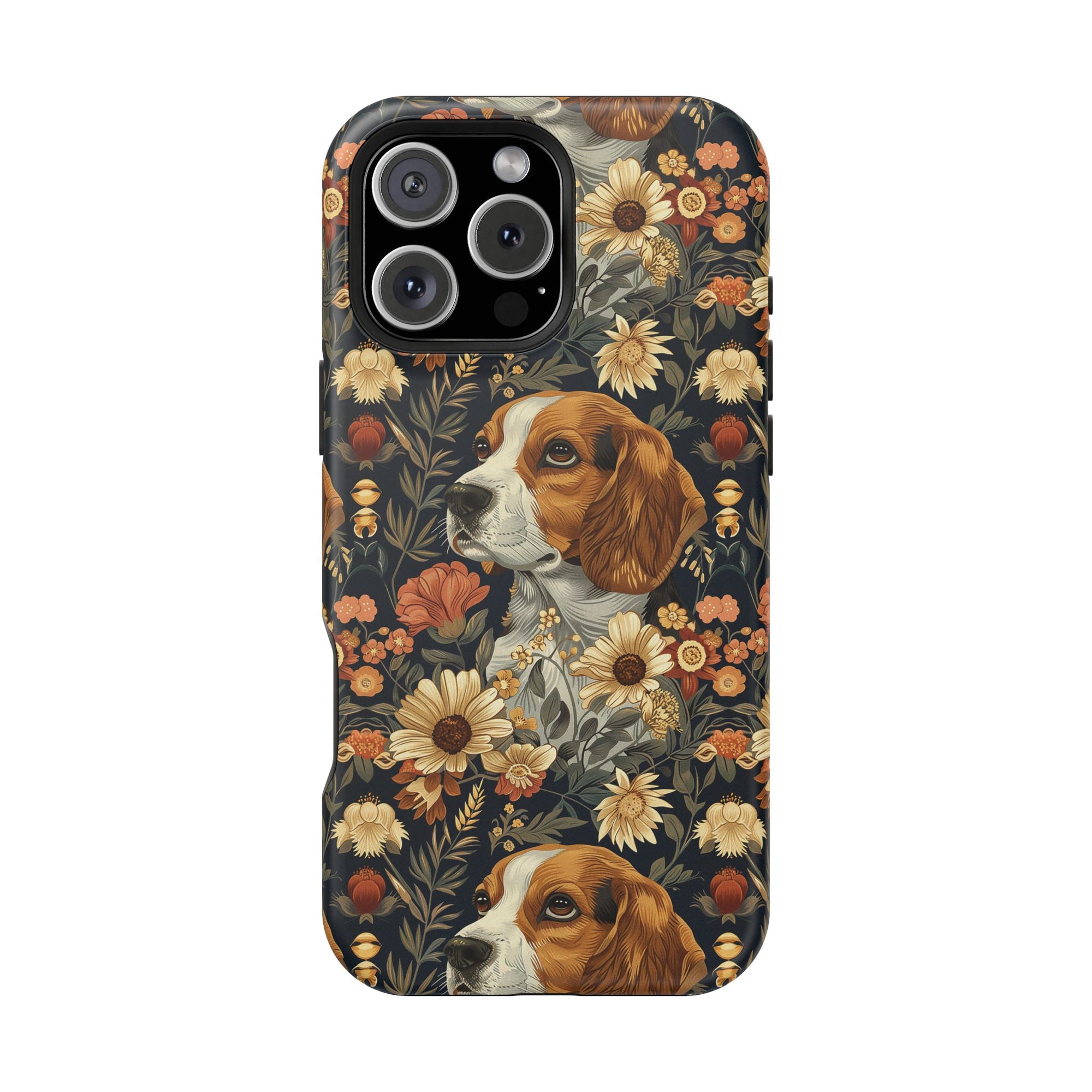 Beagle Blossoms Magnetic Tough Cases