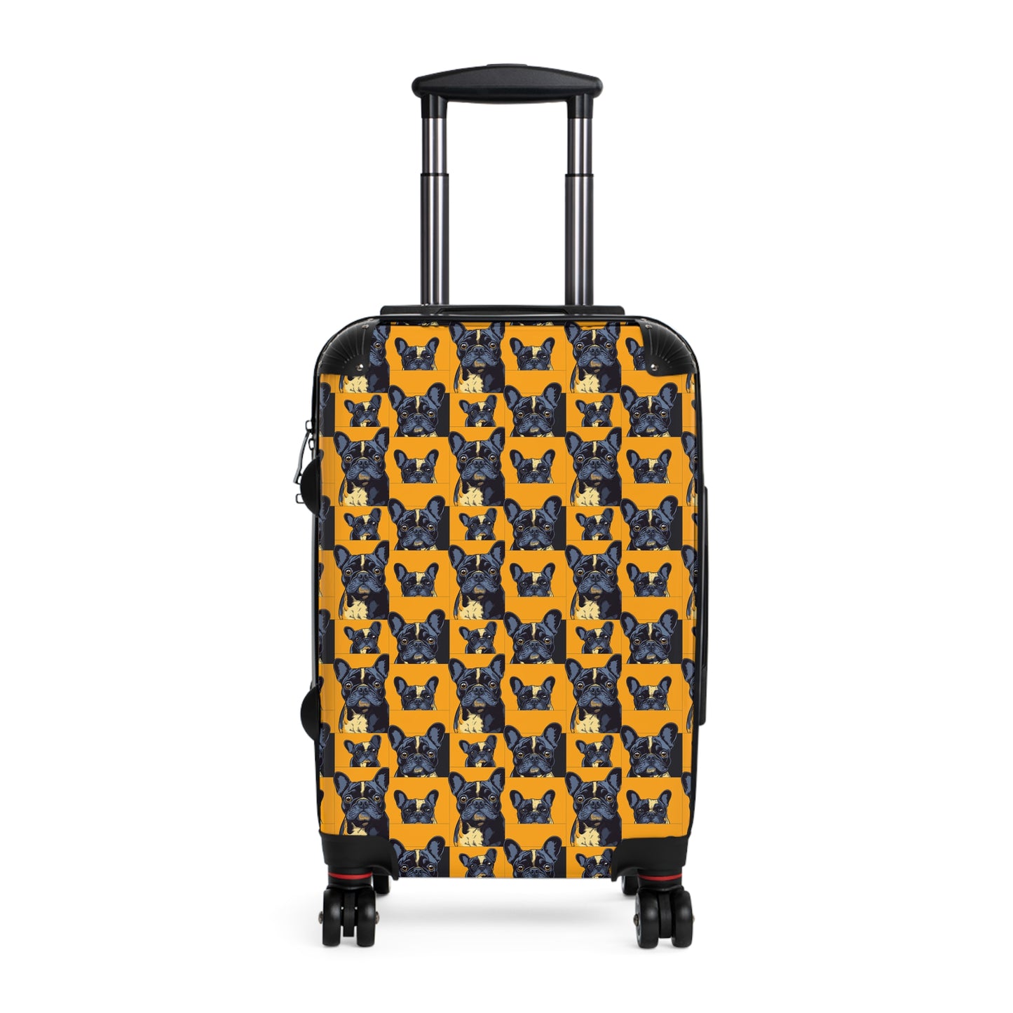 Frenchie Pawsitively Pawsome Peek-a-Boo Perfection Suitcase