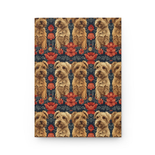 Yorkie Charm Twins Hardcover Journal Matte