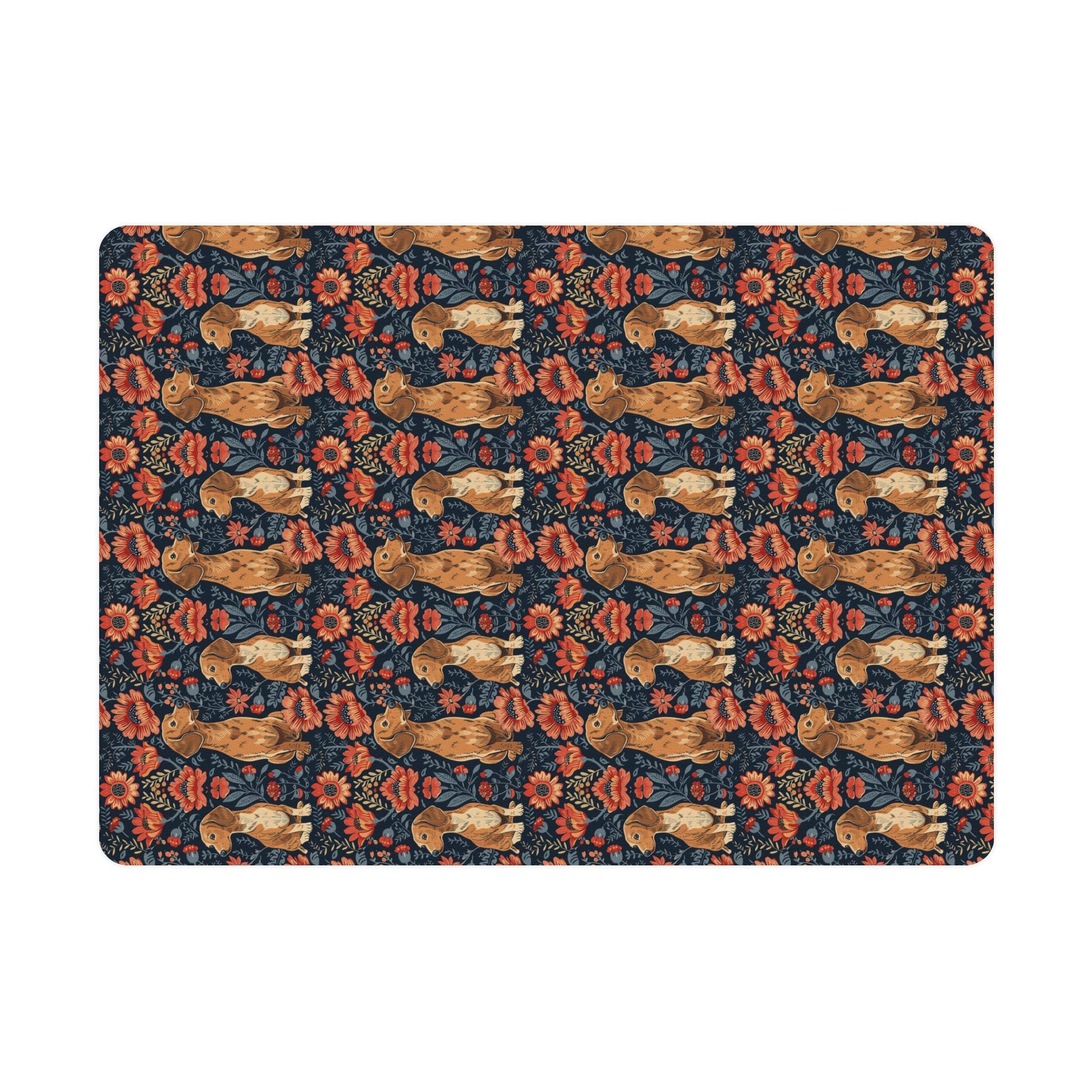 Floral Pawsome Dachsund Delight Postcards