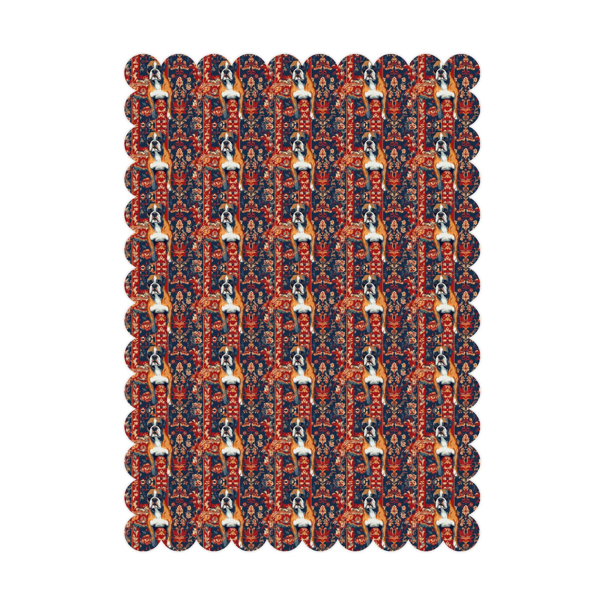 Boxer Blossom Tapestry Delight Postcards