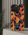 Impressionistic German Shepherds Magnetic Tough Cases