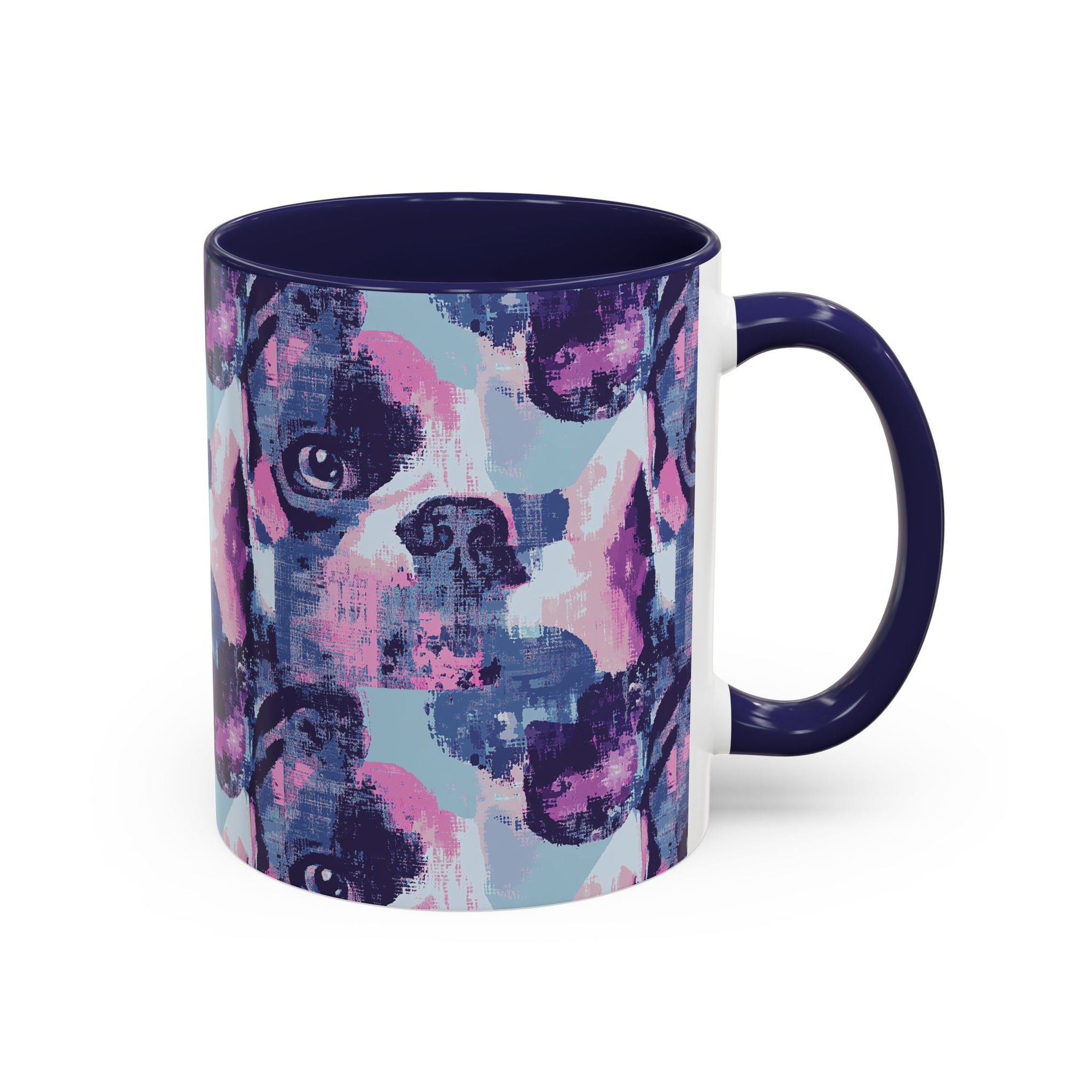 Funky Geometric Boxerista Accent Coffee Mug