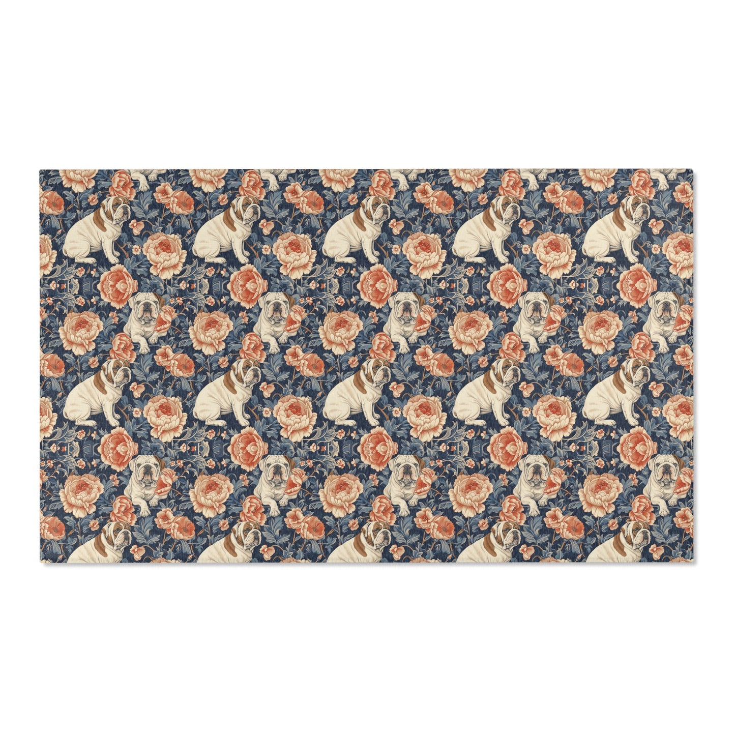 Bulldog Elegance Heritage Rug- William Morris Inspired Area Rug