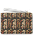 Blossoming Labradors Bouquet Clutch Bag