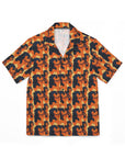 Rottweiler Chic Pawsitivity Men's Hawaiian Camp Shirt