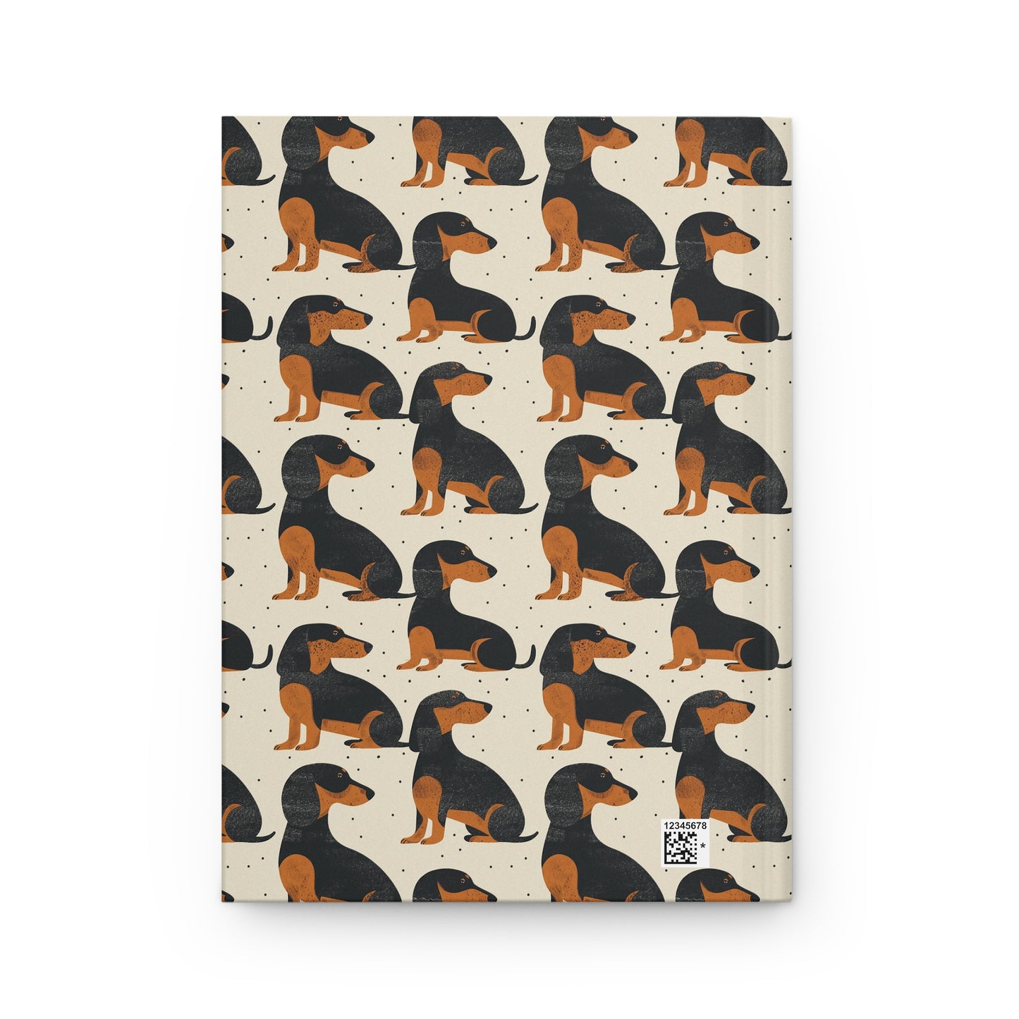 Whimsical Dachsund Dreamcatcher Hardcover Journal Matte