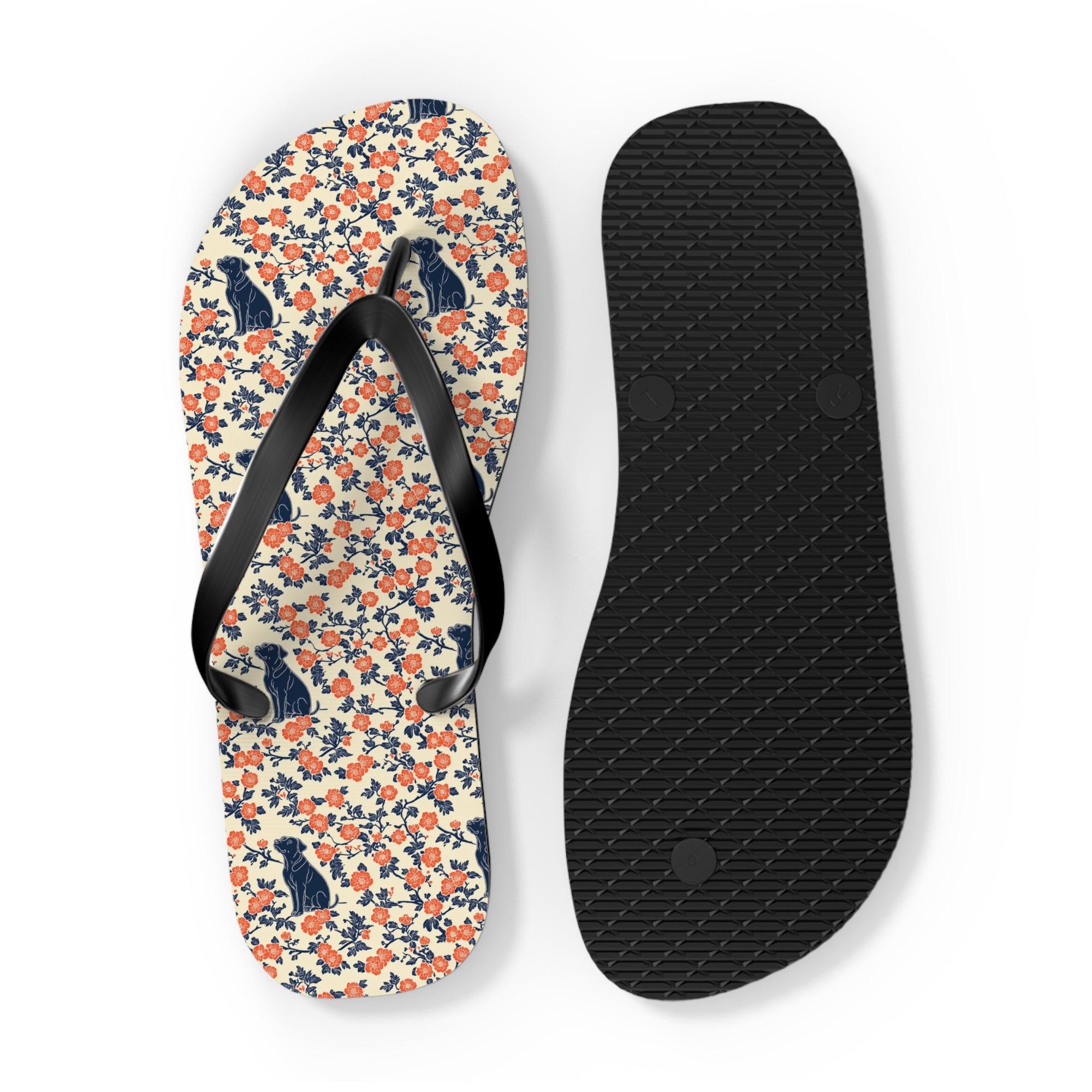 Bloomiful Lab Bouquet Flip Flops