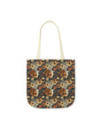 Beagle Blossoms Canvas Tote Bag