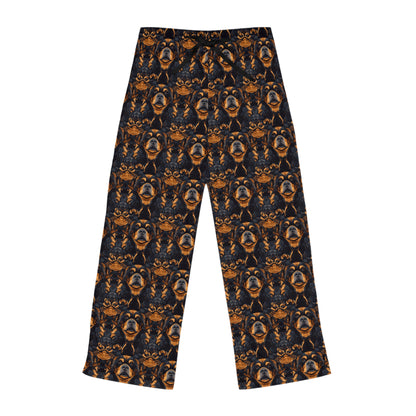 Modern Rottweiler Royalty Women's Pajama Pants