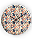 Bloomiful Lab Bouquet Wall Clock