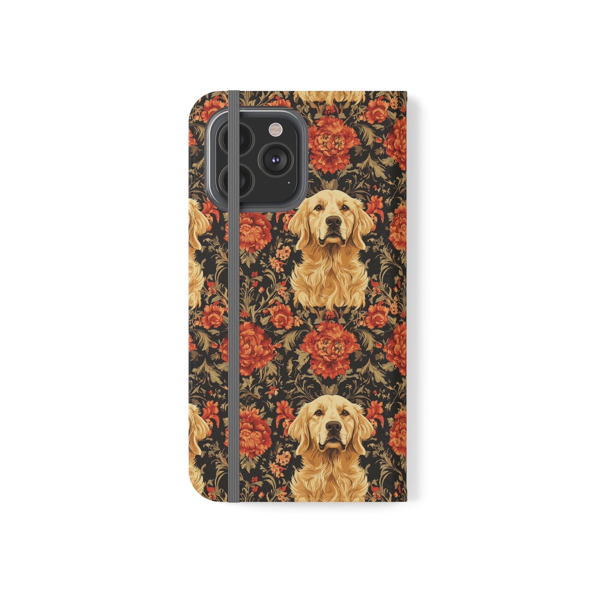 Golden Pawsatronic Tapestry Flip Cases