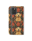 Golden Pawsatronic Tapestry Flip Cases