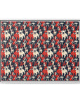 Bulldoggy Bliss Chomper Matte Canvas, Framed