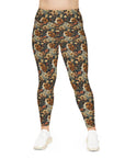 Beagle Blossoms Plus Size Leggings