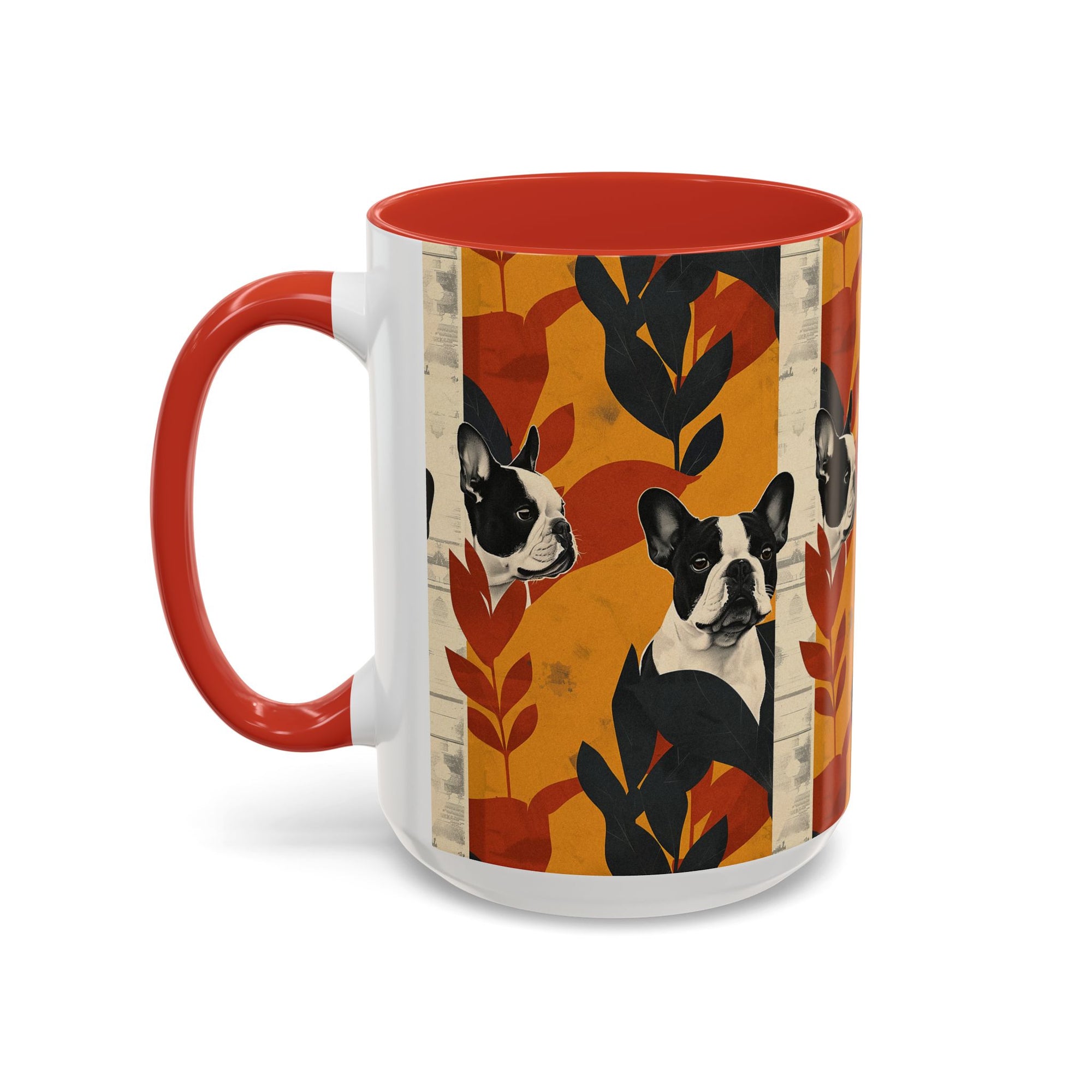 Chic Frenchie Charm Accent Coffee Mug