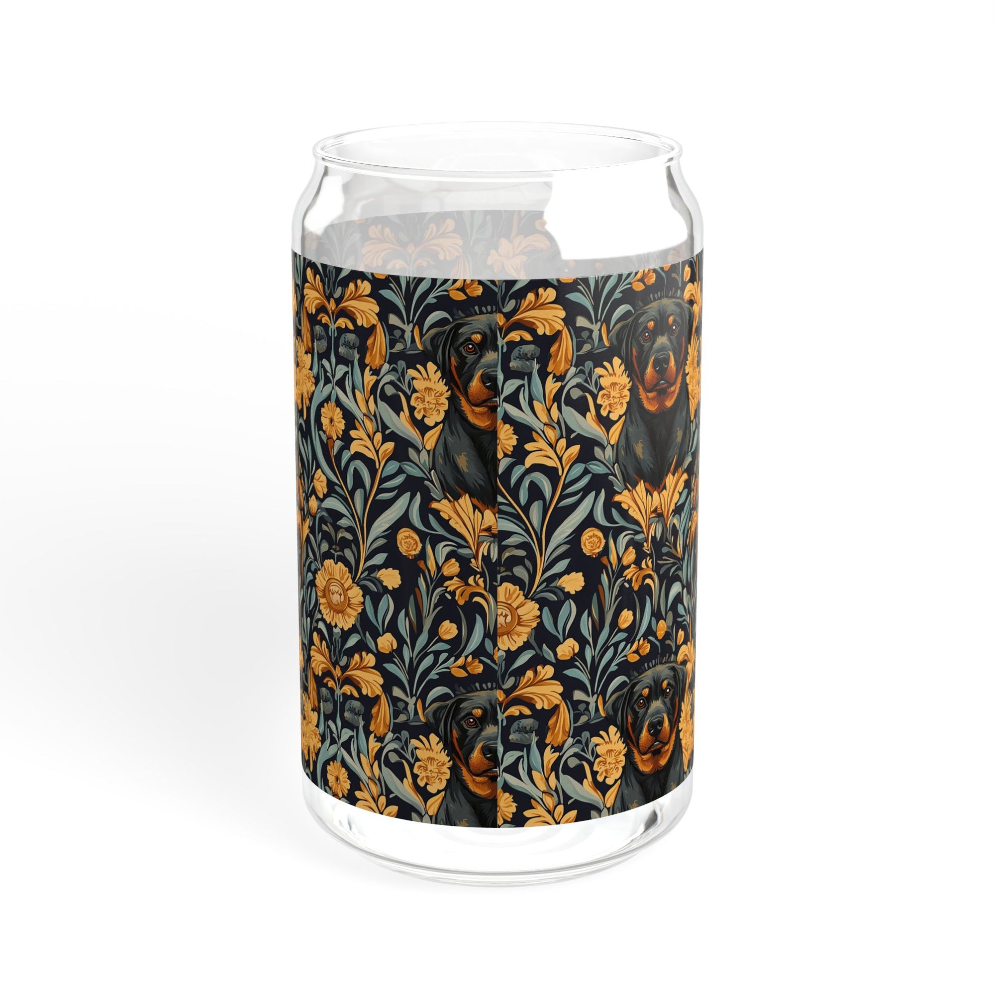 Ruffle Rottie Glamourific Sipper Glass