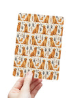 Golden Glamour Paws - Luxe Licks for Regal Retrievers Postcards