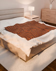 Impressionistic German Shepherds Velveteen Plush Blanket