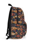 Floral Pawsome Dachsund Delight Backpack