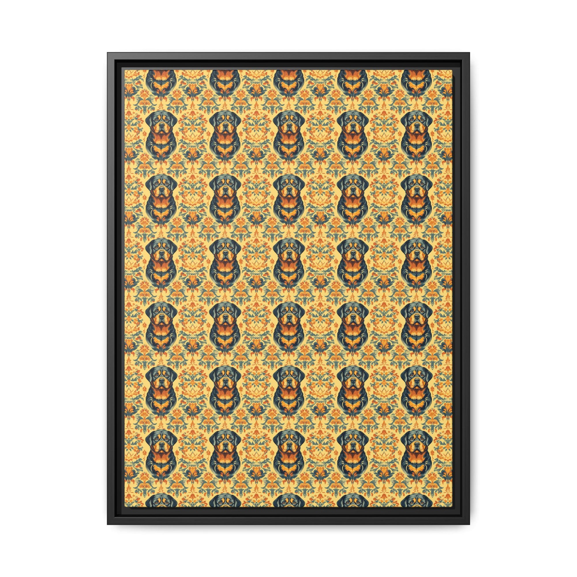 Royal Rottie Regalia Matte Canvas, Framed