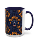 Royal Rottweiler Regalia Accent Coffee Mug