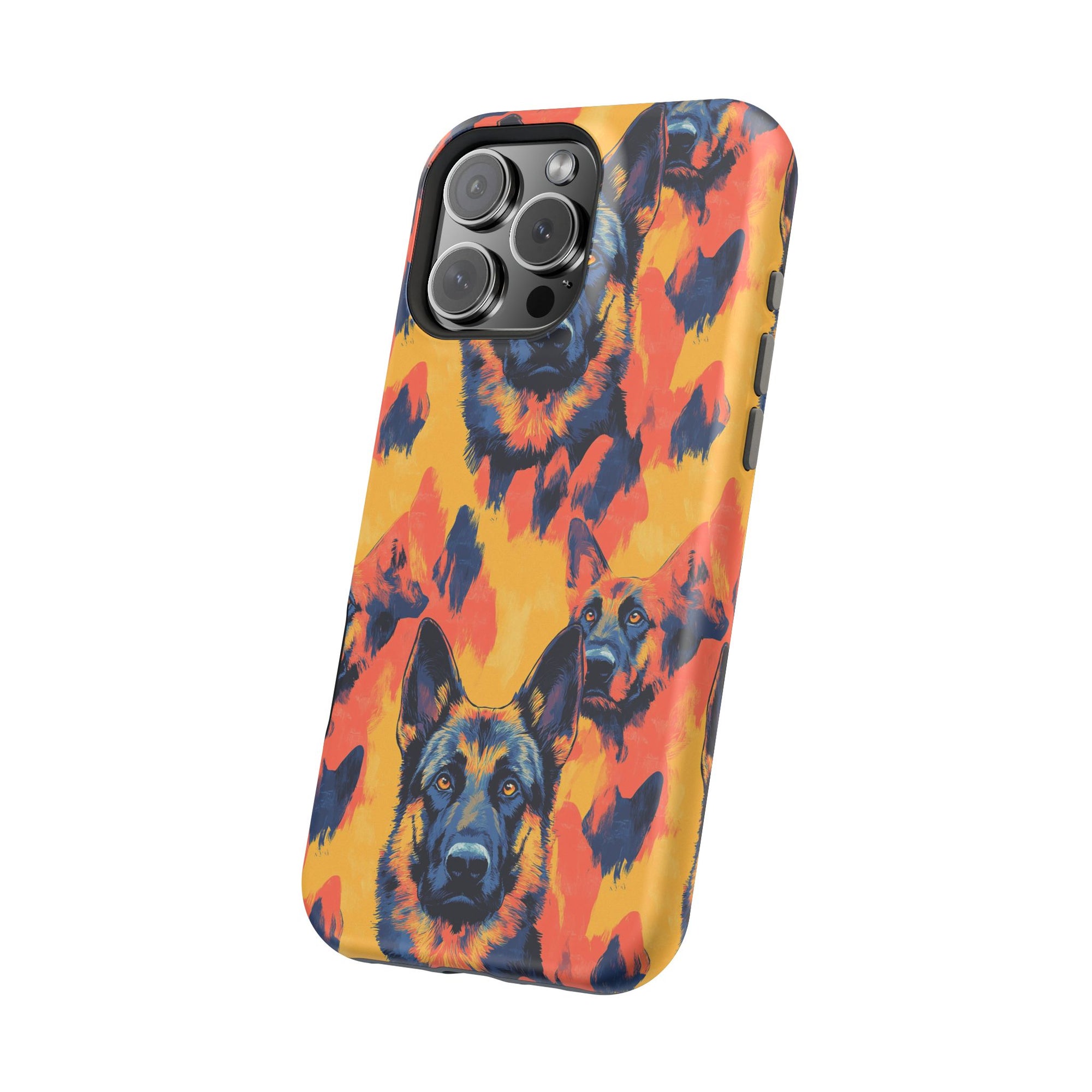 Impressionistic German Shepherds Magnetic Tough Cases