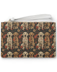 Blossoming Labradors Bouquet Clutch Bag