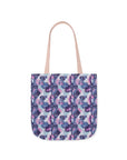 Funky Geometric Boxerista Canvas Tote Bag