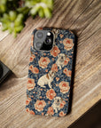 Blooming Bulldog Beauty Slim Phone Cases