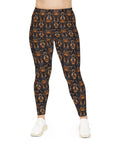 Modern Rottweiler Royalty Plus Size Leggings