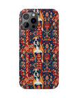 Boxer Blossom Tapestry Delight Slim Phone Cases