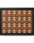 Golden Pawsatronic Tapestry Matte Canvas, Framed