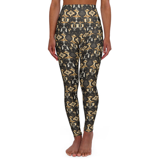 Manor Pup Boxer Royale High Waisted Yoga Leggings