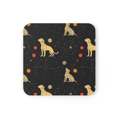 Heavenly Husky Hues Cork Back Coaster