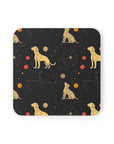 Heavenly Husky Hues Cork Back Coaster