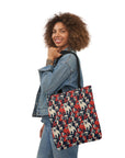 Bulldoggy Bliss Chomper Canvas Tote Bag